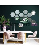 Шестоъгълно самозалепващо огледало 5бр